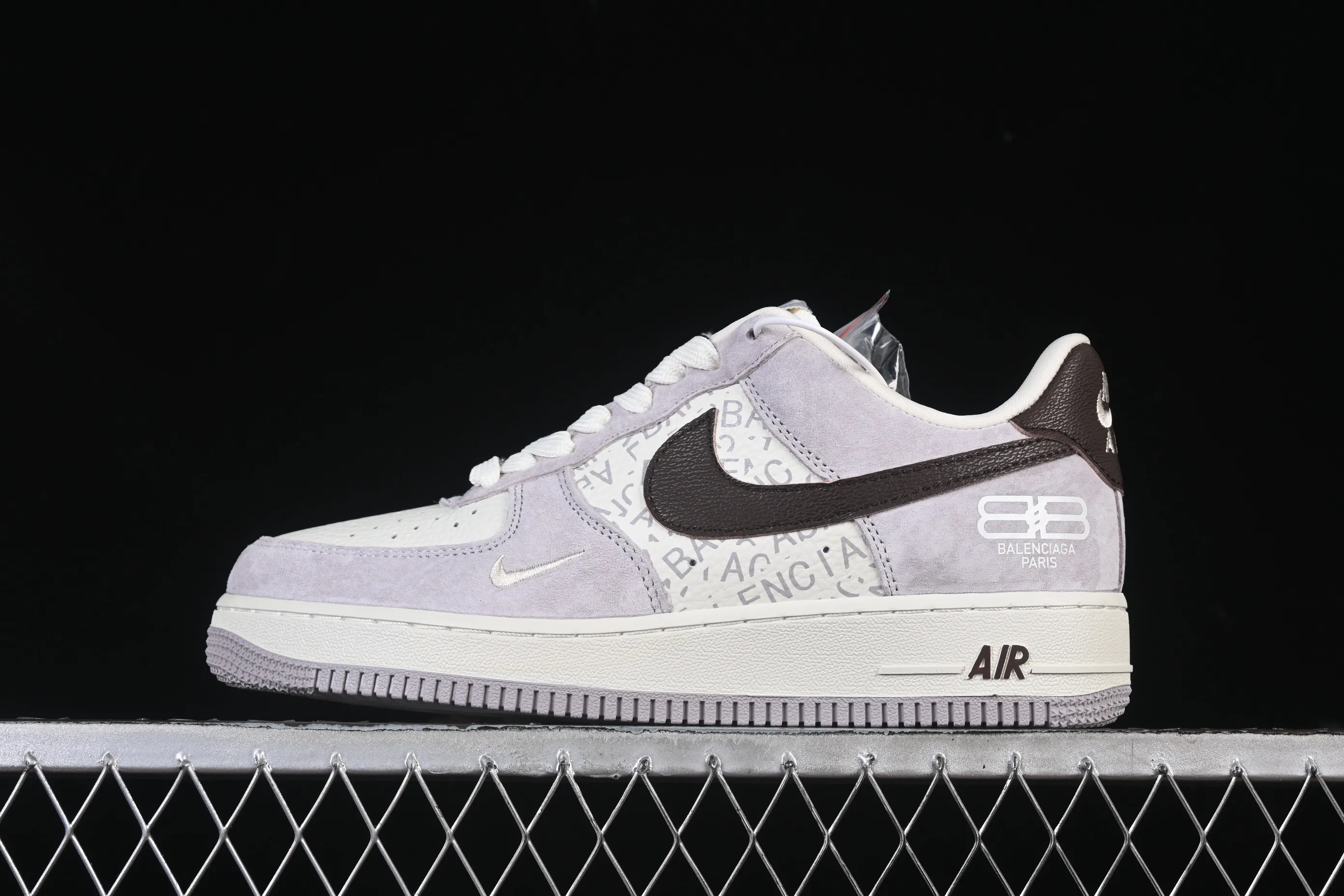 All categories Nk Air Force 1 Air Force series Nk Air Force 1 Low Air Force low-top Nike Air Force 1'07 Low Balenciaga co-branded white brown Air Force 1 low-top casual sneakers YF9511-806
